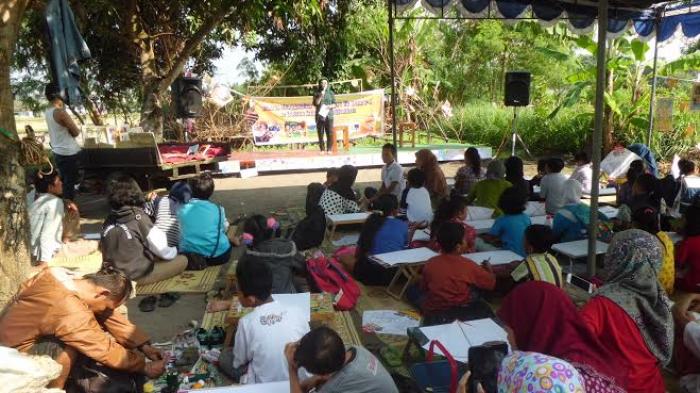 Rumah Seni Sawah Ladang Gelar Lomba Menggambar
