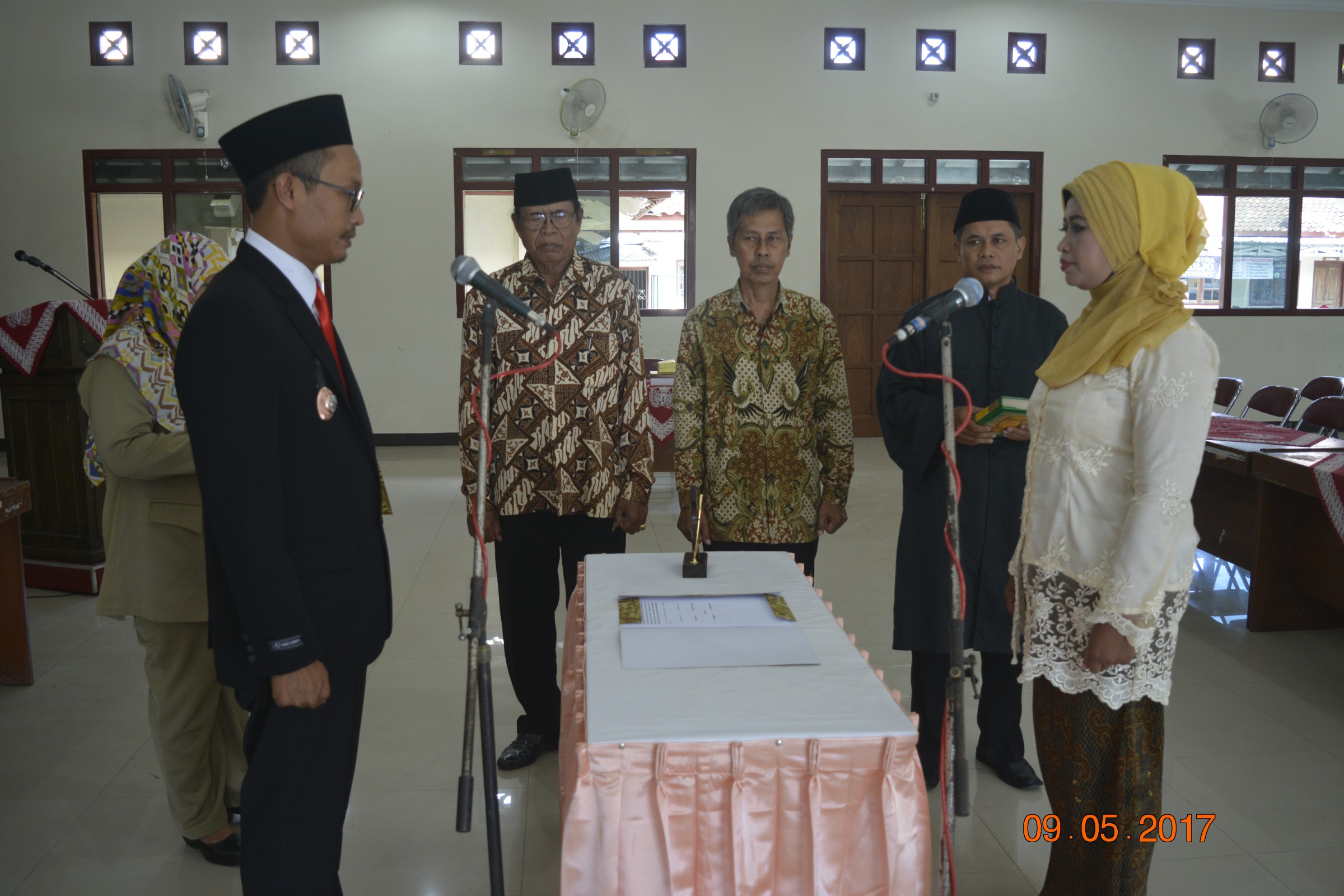 pelantikan kaur keuangan