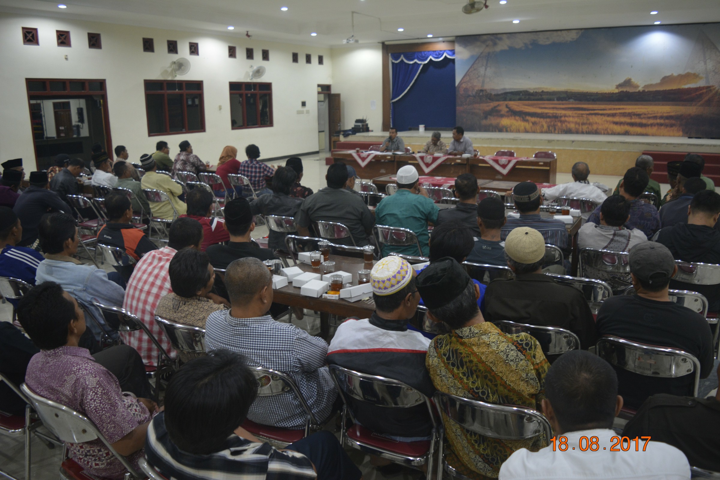 Pemantapan Status & Tugas, Anggota Linmas Desa Panggungharjo Segera Dilantik