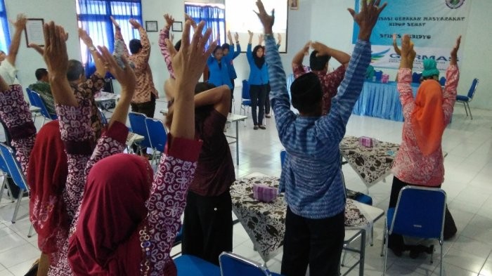 Berkontribusi untuk Desa Panggungharjo, STIKes Akbidyo Berikan Informasi Kesehatan