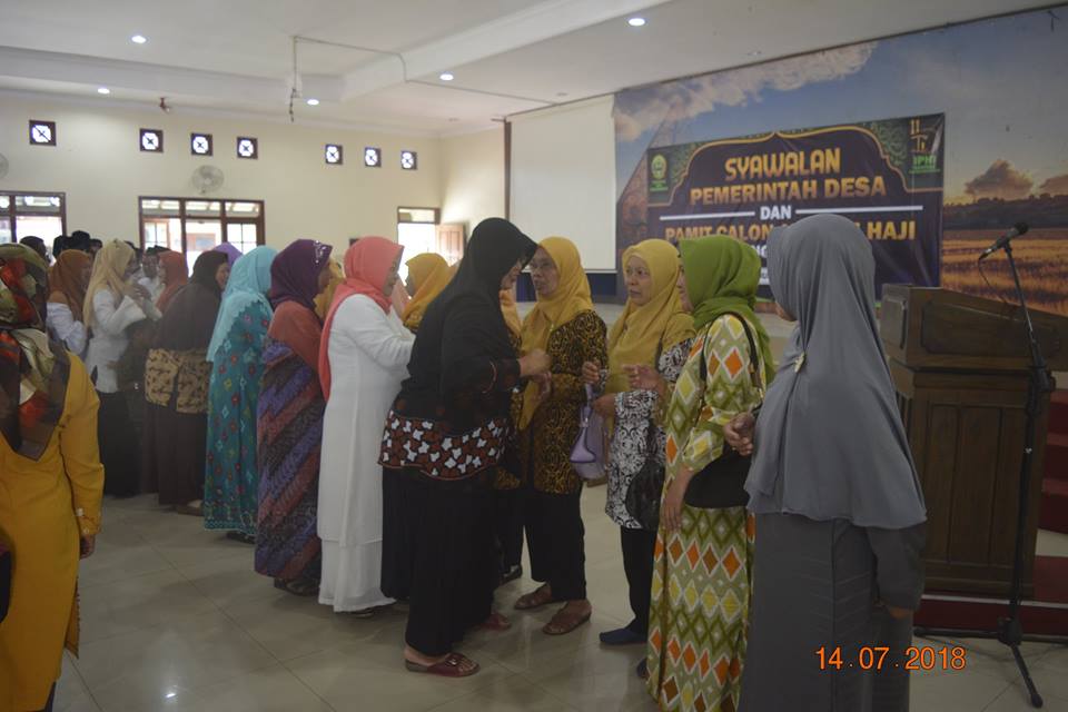 Pemerintah Desa Panggungharjo Selenggarakan Syawalan Dan Pamit Calon Jama’ah Haji Tahun 2018