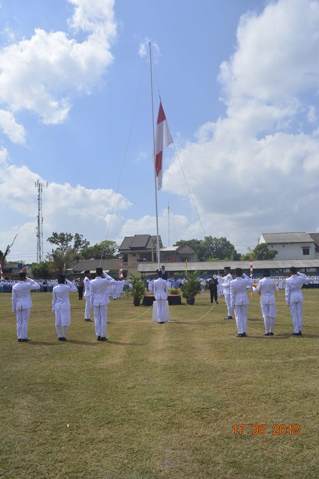 Desa Panggungharjo Laksanakan Upacara Peringatan HUT RI Ke-73