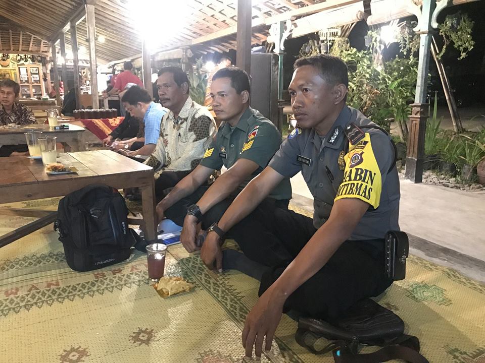 Aiptu Jedik Praptowo Hadiri Musyawarah Masyarakat Desa Panggungharjo