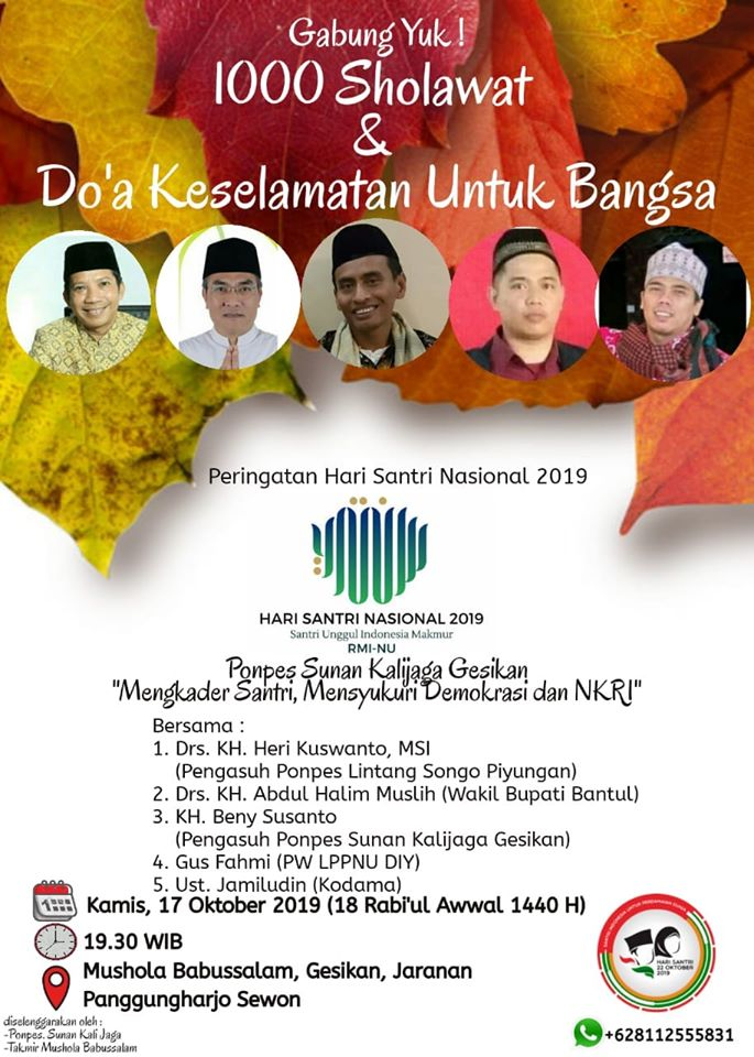 1000 Sholawat & Do’a Keselamatan Untuk Bangsa