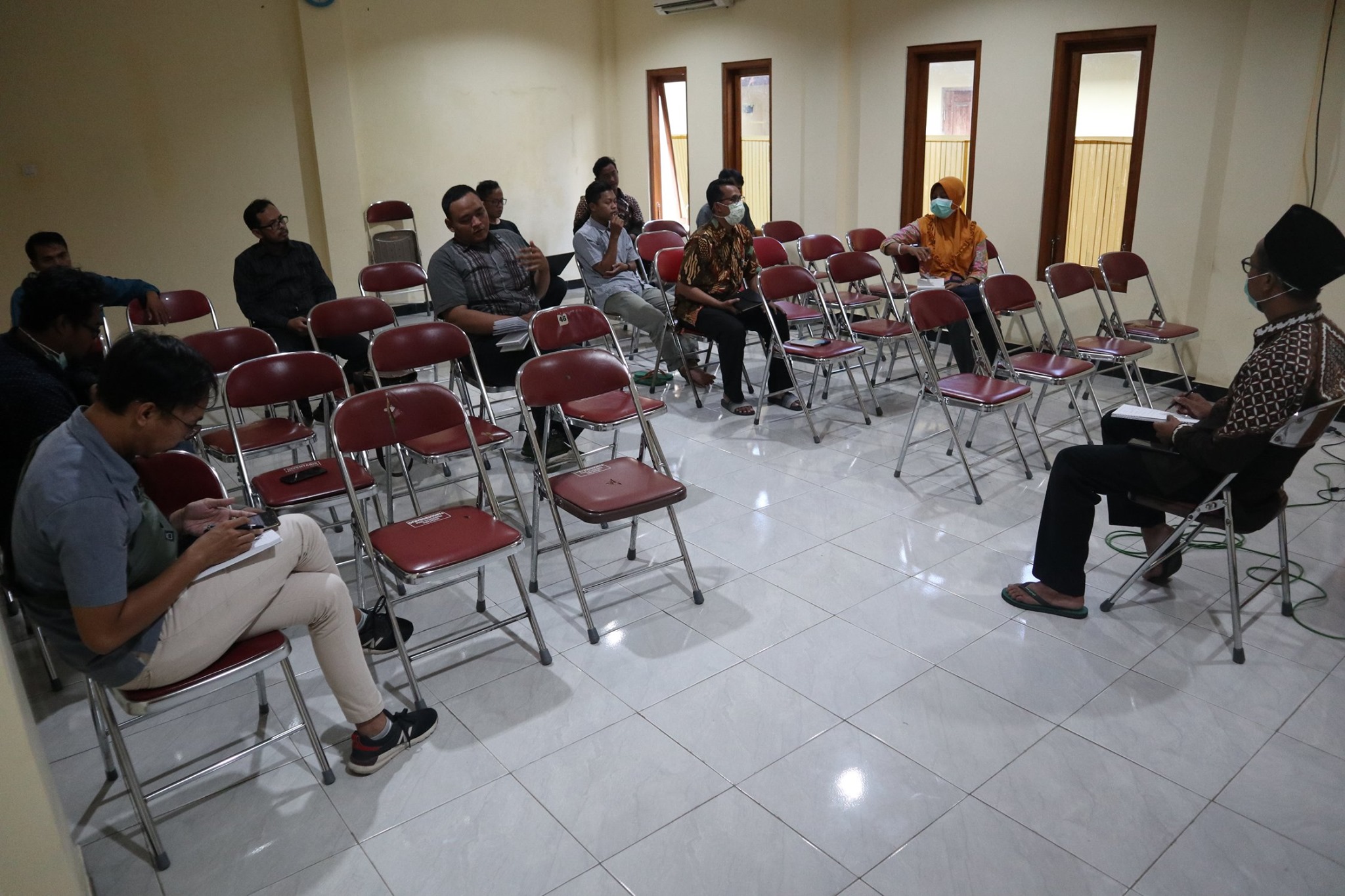 Cegah Covid-19, Pemdes Panggungharjo Meminta Masyarakat Lapor