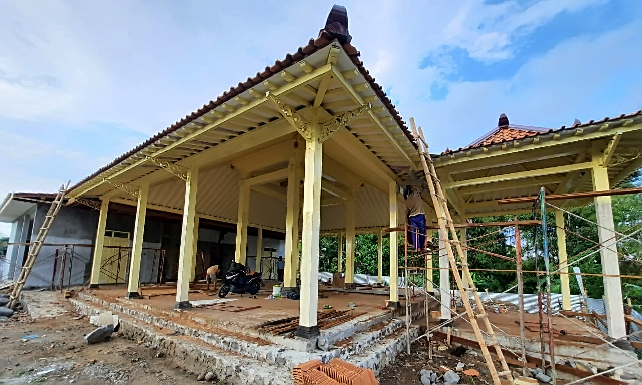 Progres Pembangunan Balai Budaya