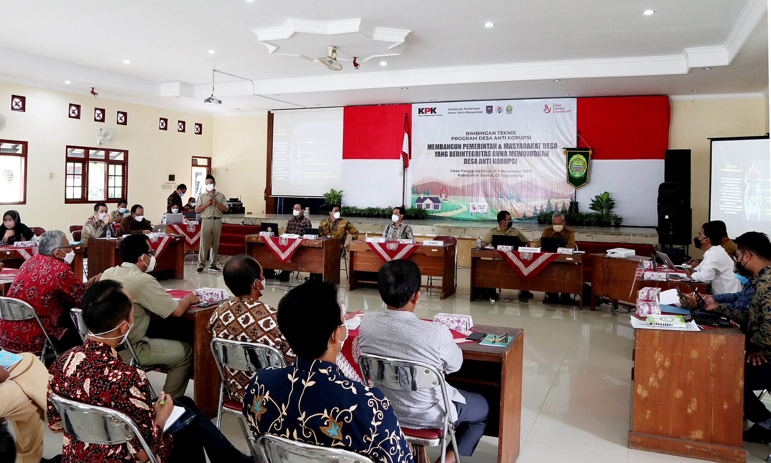 Lurah Panggungharjo : Panggungharjo Bebas Korupsi Berkat Dukungan Semua Pihak