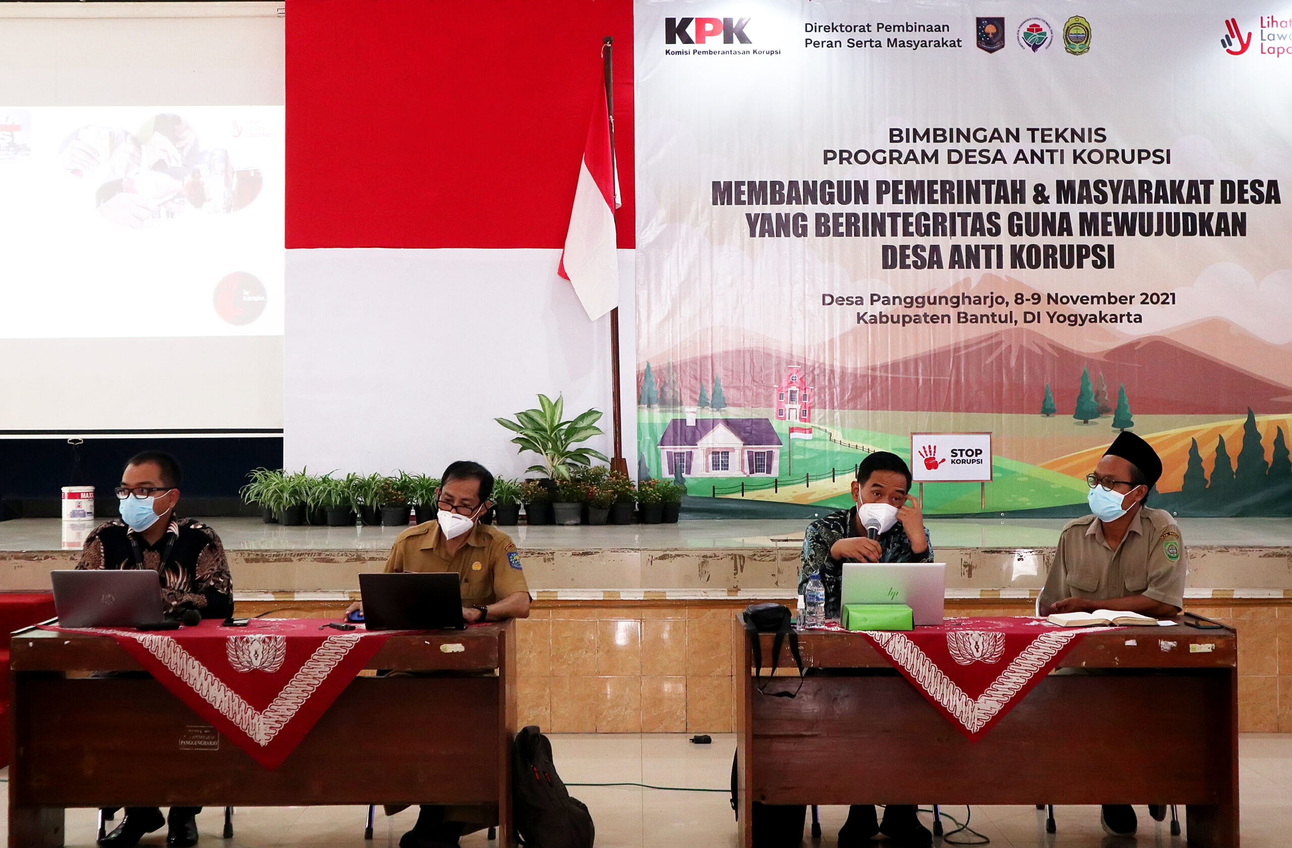 Bimtek Program Desa Anti Korupsi di Kalurahan Panggungharjo
