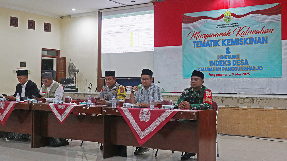 Kalurahan Panggungharjo Gelar Musyawarah Tematik Kemiskinan, Warga Usulkan Solusi Konkret