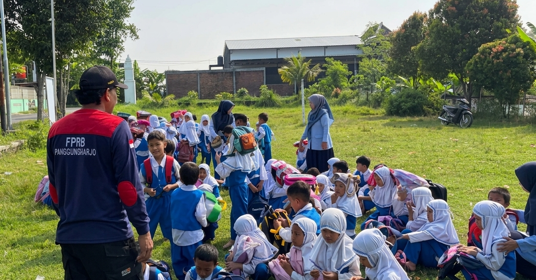 Bukan Sekadar Main! Siswa TK di Garon Belajar Selamatkan Diri Saat Gempa
