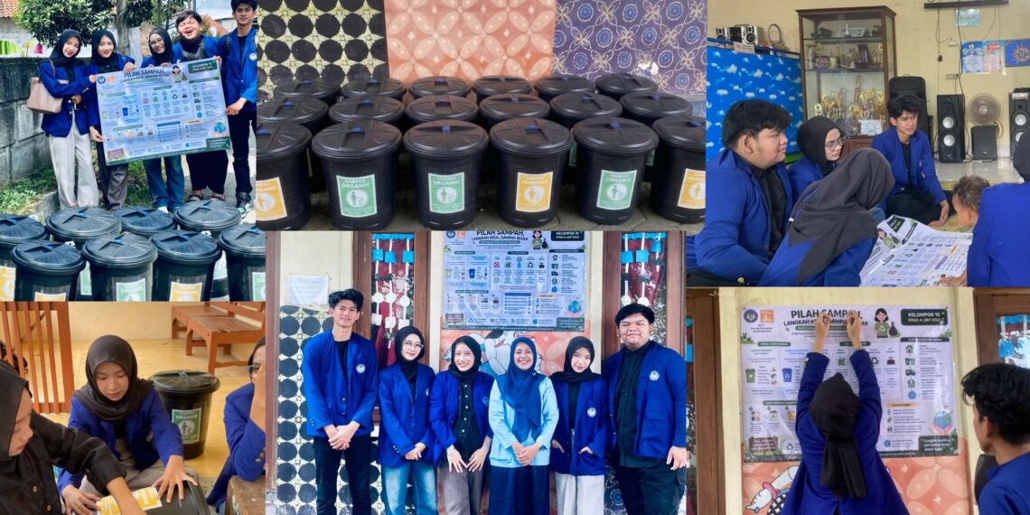 Sejumlah Mahasiswa PPKn Universitas Negeri Yogyakarta Laksanakan Program Optimalisasi Ruang Publik di Krapyak