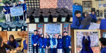 Sejumlah Mahasiswa PPKn Universitas Negeri Yogyakarta Laksanakan Program Optimalisasi Ruang Publik di Krapyak