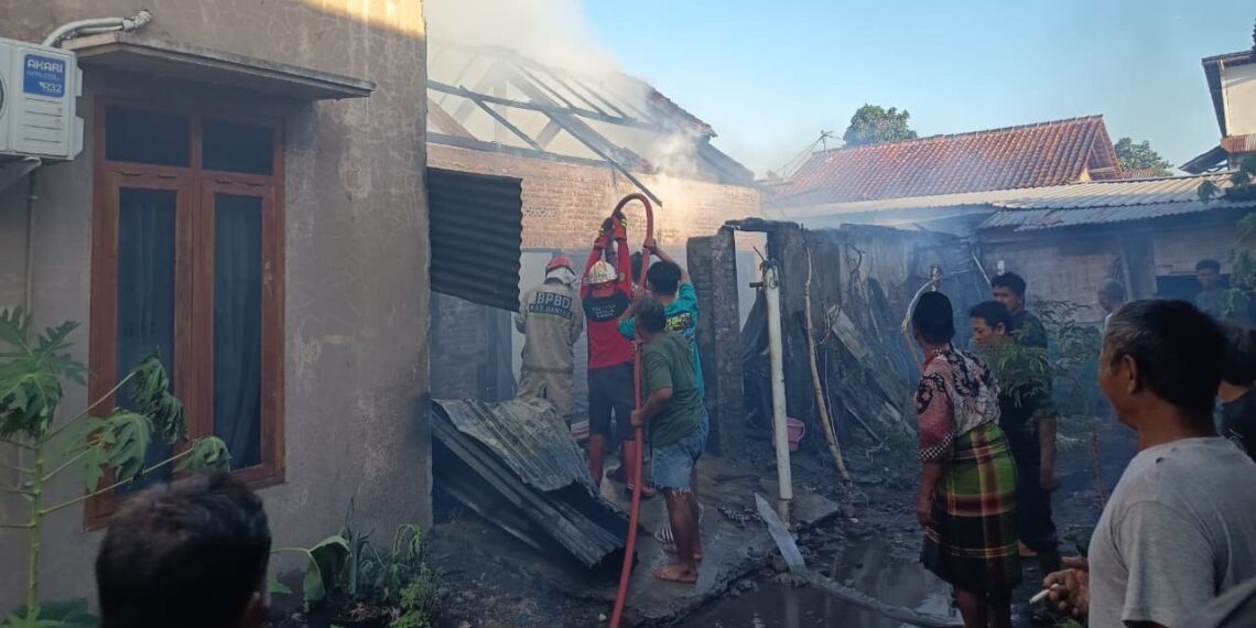 Rumah Suwardi terbakar di Garon, Panggungharjo