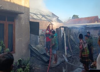 Rumah Suwardi terbakar di Garon, Panggungharjo